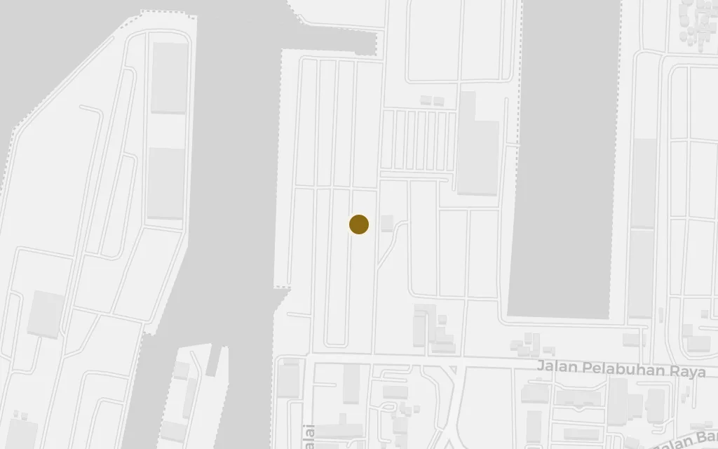 Map of Tanjung Priok (the port) today