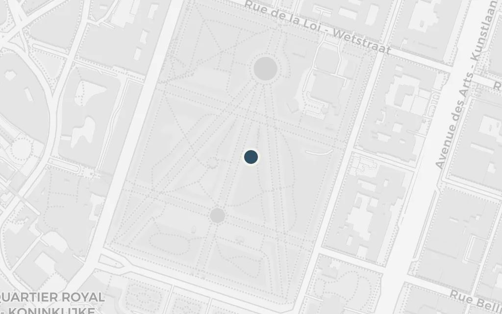 Map of The park: the midnight fête today
