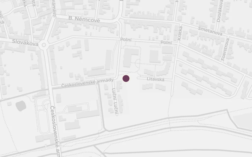 Map of Austerlitz today