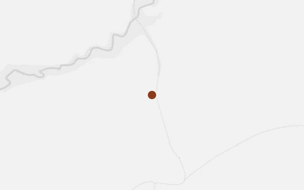 Map of The attic at Thornfield, England today