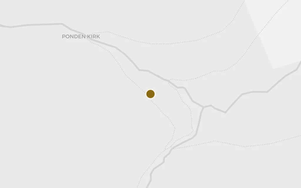 Map of Penistone Crags (Ponden Kirk) today