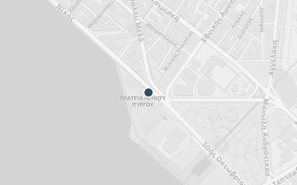 Map of The White Tower and the waterfront today