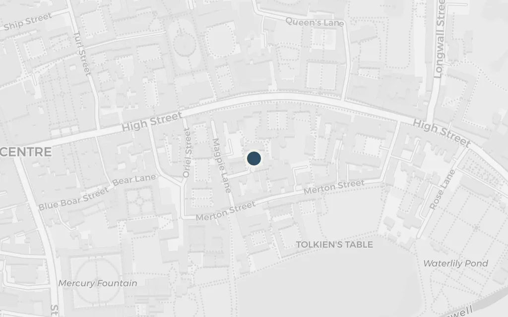 Map of The High Street today